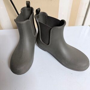 Crocs Green Gray Rain Boots